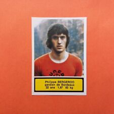 Agéducatifs Football 75-76 Philippe Bergeroo #35 Bordeaux. Originale No Panini