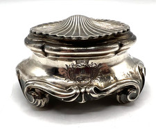 Rare saliere couverte argent - couverte,
