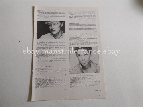 David bowie andy fraser - bowie,
