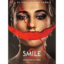 SMILE 2 French Movie Poster  - 15x21 in. - 2024 - Parker Finn, Naomi Scott