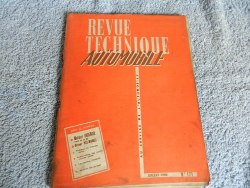 Revue technique automobile rta - automobile,