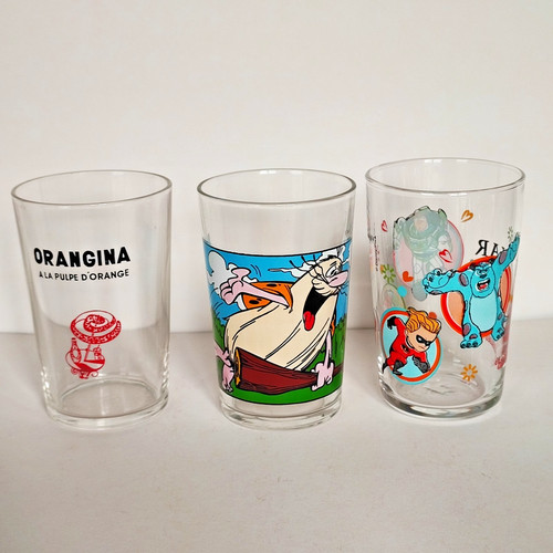 Verres moutarde anciens - verres, à