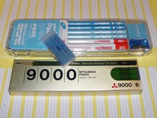 Lot de 1 plumier et 1 boite de crayons graphite