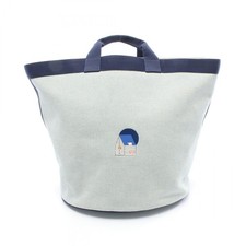 HERMES Basket Tote Bag Toile H