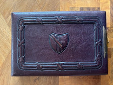 Bel Album photo ancien cuir