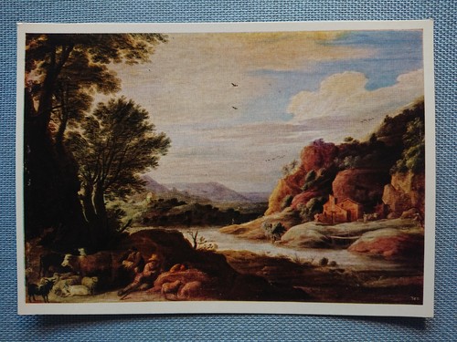 Carte postale david - postale, teniers