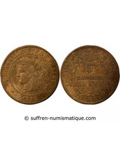 France Cérès - 5 Centimes 1892 A Paris