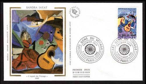 France fdc sandra jayat - france,