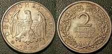 Allemagne - République de Weimar - 2 mark argent 1926 J, Hambourg SUP ! KM#45