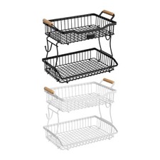 Panier à Fruits à 2 Étages