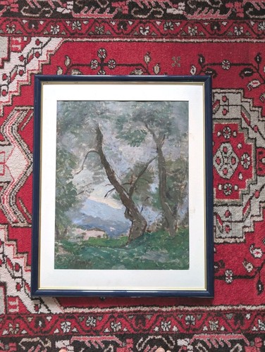 Hst paysage impressionniste - paysage,
