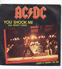 ACDC     You shook me    7" 45 tours SP
