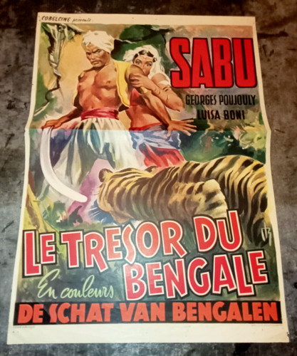 Affiche cinéma tresor du - affiche,