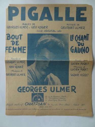 Partition pigalle - partition, « pigalle »