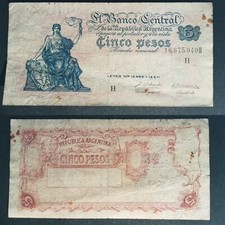 Argentine - Billet De 5 Pesos ND (1951/1959) ARGENTINA TB  d43a