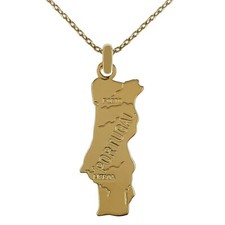 Collier Pays carte du Portugal