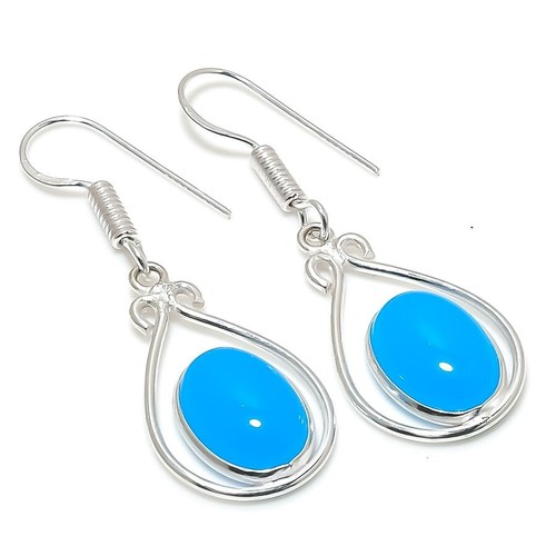 Calcédoine bleue pierre - bleue,