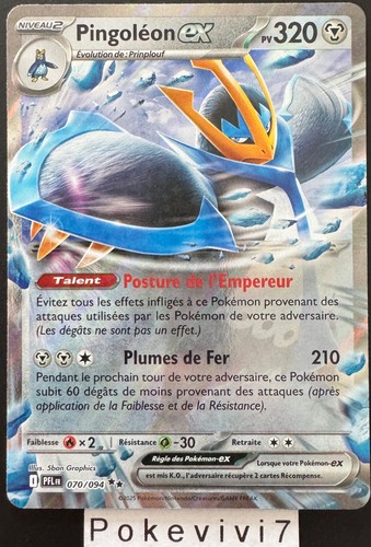 Carte pokemon pingoleon - carte,