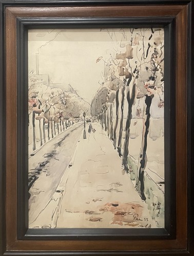 Tableau peinture cadre 20ème - tableau,