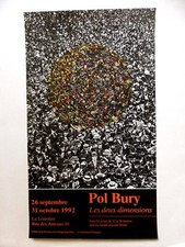 POL BURY Affiche originale
