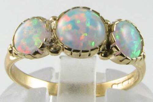 Bague trilogie opale - art, déco