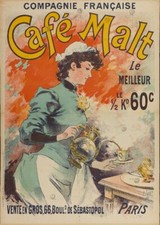 PUB CAFé MALT Rtqp-POSTER