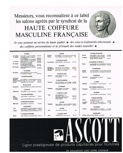 Publicite 1969 ascott - ,