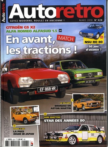 Auto retro 428 - retro, 03/2018