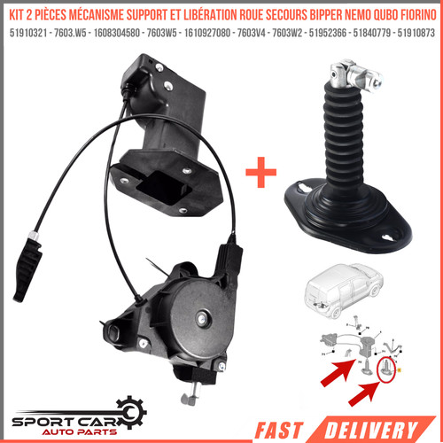 Kit support mécanisme - , roue