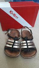 Sandales fille noir/argenté Kickers - pointure 25