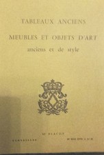 1970 Catalogue de Vente VERSAILLES TABLEAUX ANCIENS MEUBLES OBJETS D'ART ET STYL