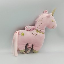 Doudou musical licorne rose
