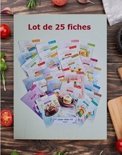 ✨ Lot de 25 fiches -