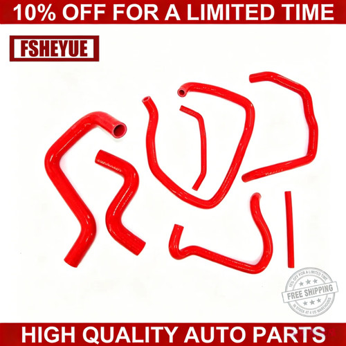 Red silicone radiator - red,