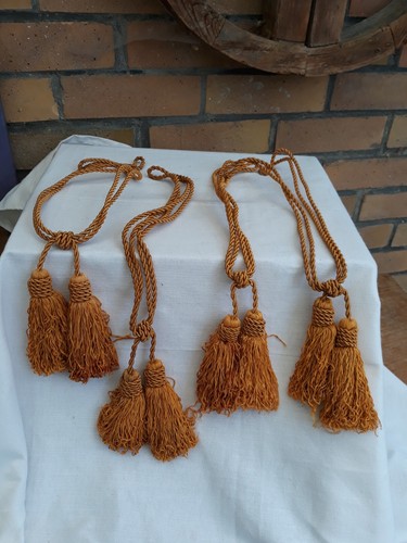 Lot paires embrasses rideaux - paires,