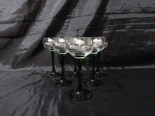 6 verres à vin blanc d'alsace,cave d'ingersheim