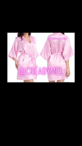 Kimono satin personnalisé - satin,