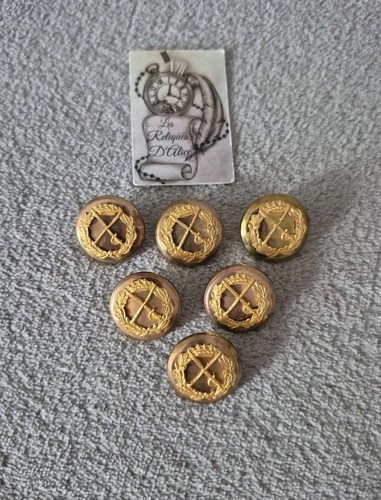 Boutons militaire de - 6,