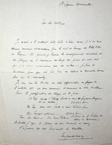 S eugène corneau - l.a.s,