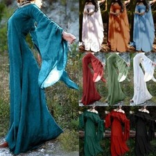 Déguisement Carnaval Halloween Femme Fantaisie Elfe Robe Renaissance Médiévale