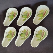6 coupelles à avocat en porcelaine L'hirondelle 