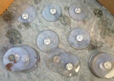 Verres bombés ronds pour cadre miniature, pendulette, montre ancienne