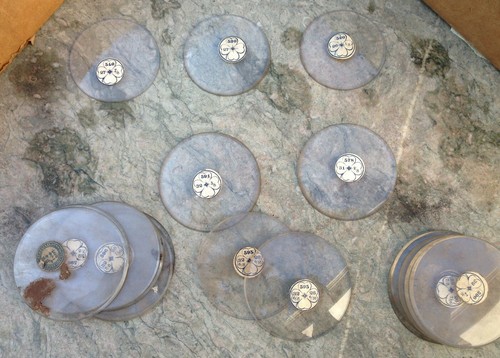 Verres bombés ronds pour