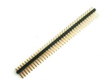 Barrette 2.54mm Double Rangée de 36 points male droite sécable