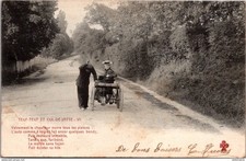 26513 cpa Fantaisie - Teuf Teuf et Cul de Jatte