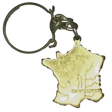 Porte clés Nougat de Montélimar Coupo Santo Drome France