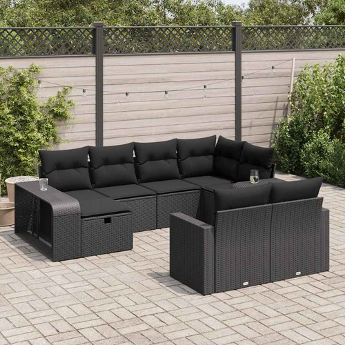 Salon jardin avec coussins - salon,