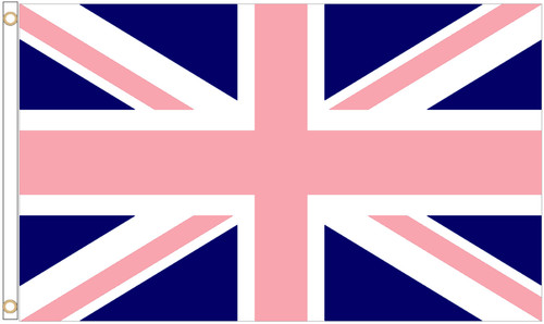 Drapeau union jack rose - drapeau,