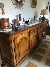 Buffet bois massif 4 portes année 70 très bon état