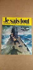 JE SAIS TOUT n°14  , ( Le Mystère du sous-marin maudit ) ,15/07/1969 
